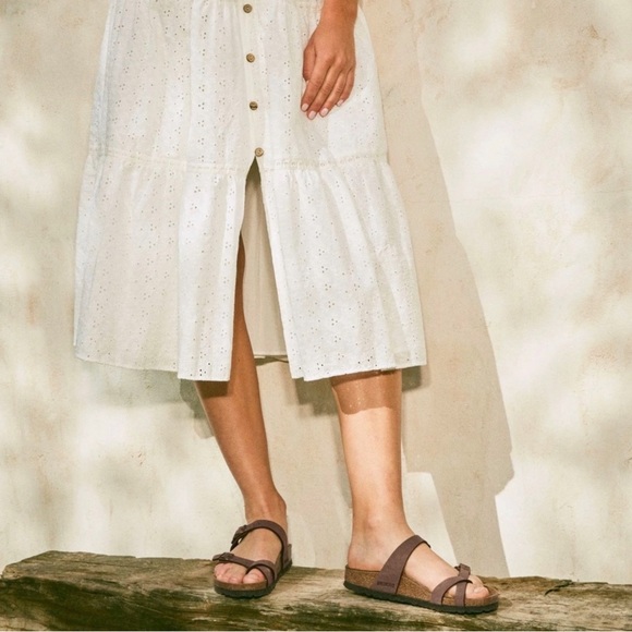 Birkenstock Mayari Birkibuc Mocha Sandal 37 - Picture 2 of 9